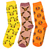 Pokemon Charmander Eevee Pikachu Socken 3er-Pack Pokemon Charmander Eevee Pikachu Socken 3er-Pack