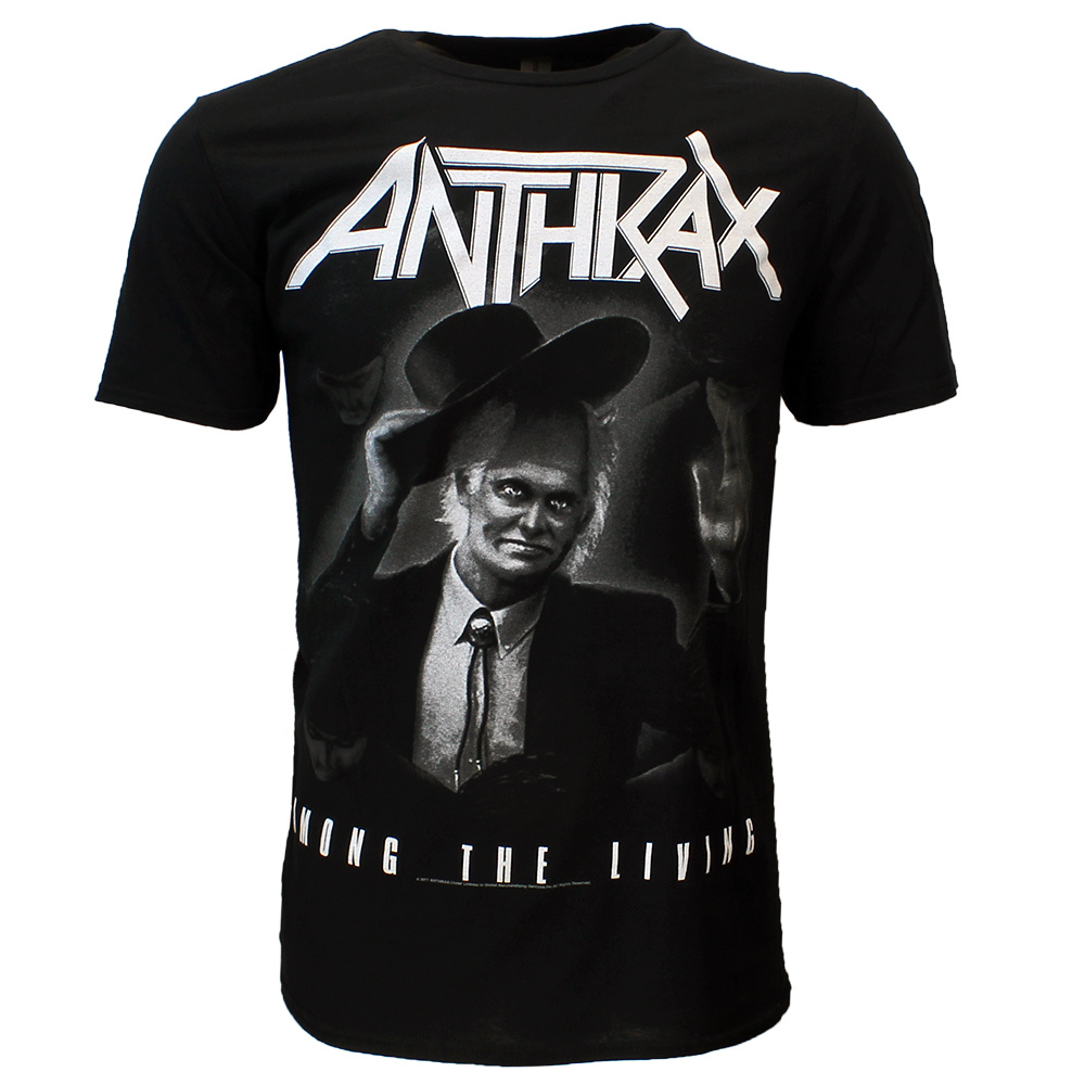 T-shirt Anthrax 'Among The Living' - Manches Courtes - Taille S à 5XL - Noir - 100% Coton - Personnalisable