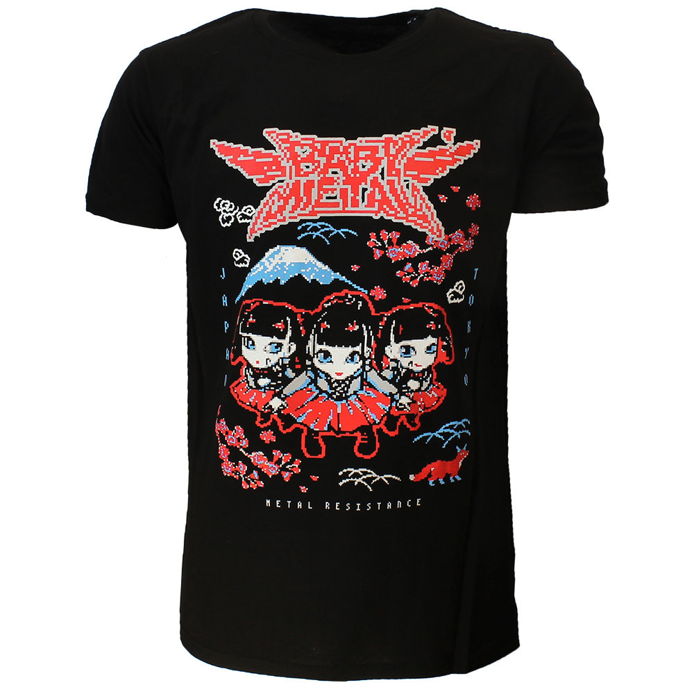 Band Merchandise Babymetal Pixel Tokyo T-Shirt - Officiële Merchandise Band Merchandise Babymetal Pixel Tokyo T-Shirt - Officiële Merchandise