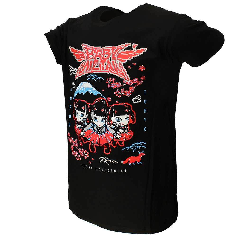 Band Merchandise Babymetal Pixel Tokyo T-Shirt - Officiële Merchandise Band Merchandise Babymetal Pixel Tokyo T-Shirt - Officiële Merchandise