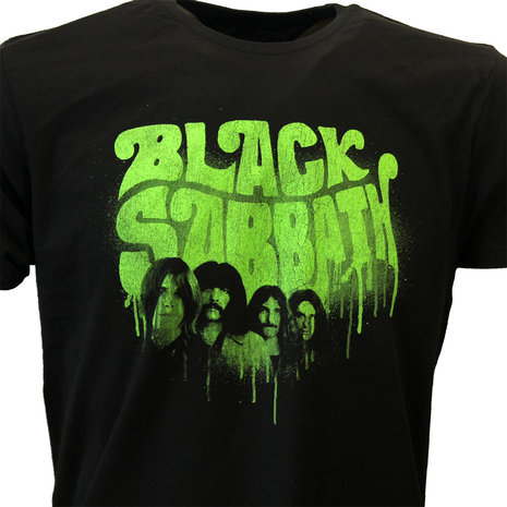 Band Merchandise Black Sabbath Graffiti T-Shirt - Officiële Merchandise Band Merchandise Black Sabbath Graffiti T-Shirt - Officiële Merchandise