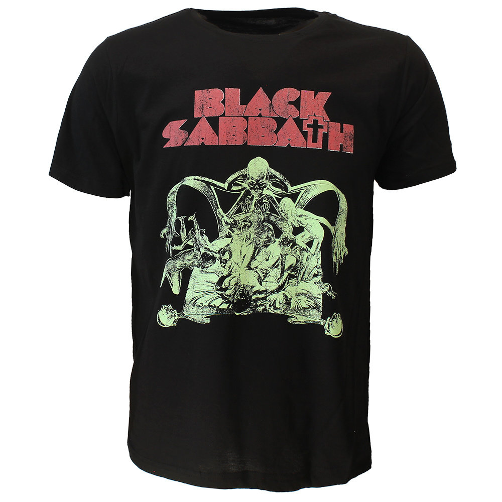 Band Merchandise Black Sabbath Sabbath Cut Out T-Shirt - Official Merchandise Band Merchandise Black Sabbath Sabbath Cut Out T-Shirt - Official Merchandise