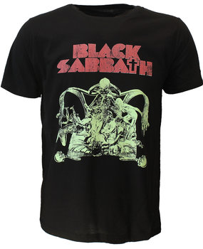 Band Merchandise Black Sabbath Sabbath Cut Out T-Shirt Band Merchandise Black Sabbath Sabbath Cut Out T-Shirt