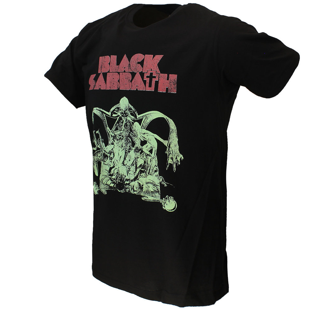 Band Merchandise Black Sabbath Sabbath Cut Out T-Shirt - Official Merchandise Band Merchandise Black Sabbath Sabbath Cut Out T-Shirt - Official Merchandise