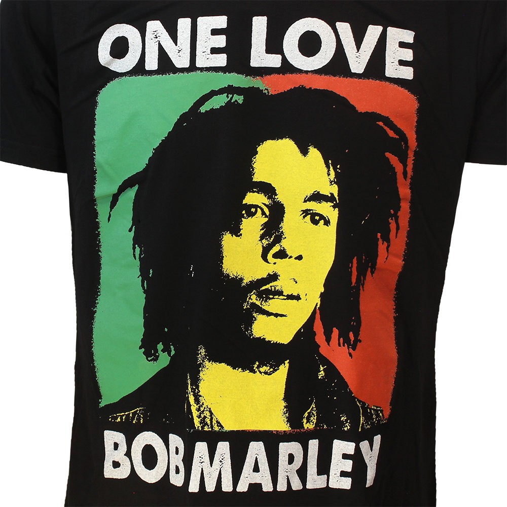 Band Merchandise Bob Marley One Love Rasta T-Shirt - Officiële Merchandise Band Merchandise Bob Marley One Love Rasta T-Shirt - Officiële Merchandise