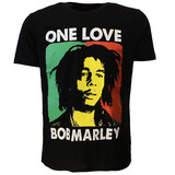 Band Merchandise Bob Marley One Love Rasta T-Shirt