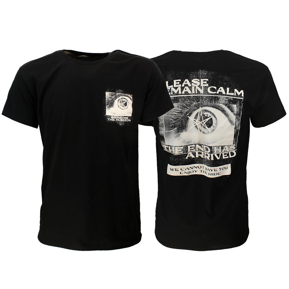 Band Merchandise Bring Me The Horizon BMTH Remain Calm T-Shirt - Officiële Merchandise Band Merchandise Bring Me The Horizon BMTH Remain Calm T-Shirt - Officiële Merchandise