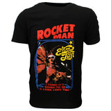 Band Merchandise Elton John Rocketman Feather Suit T-Shirt Band Merchandise Elton John Rocketman Feather Suit T-Shirt