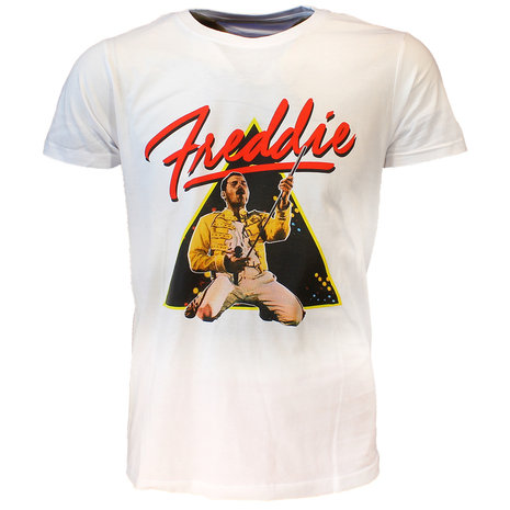 Band Merchandise Freddie Mercury Triangle T-Shirt – Offizielles Merchandise Band Merchandise Freddie Mercury Triangle T-Shirt – Offizielles Merchandise