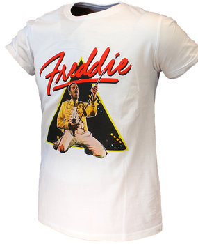 Band Merchandise Freddie Mercury Triangle T-Shirt Band Merchandise Freddie Mercury Triangle T-Shirt