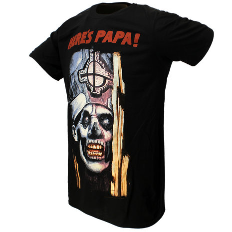Band Merchandise Ghost Here's Papa T-Shirt - Official Merchandise Band Merchandise Ghost Here's Papa T-Shirt - Official Merchandise