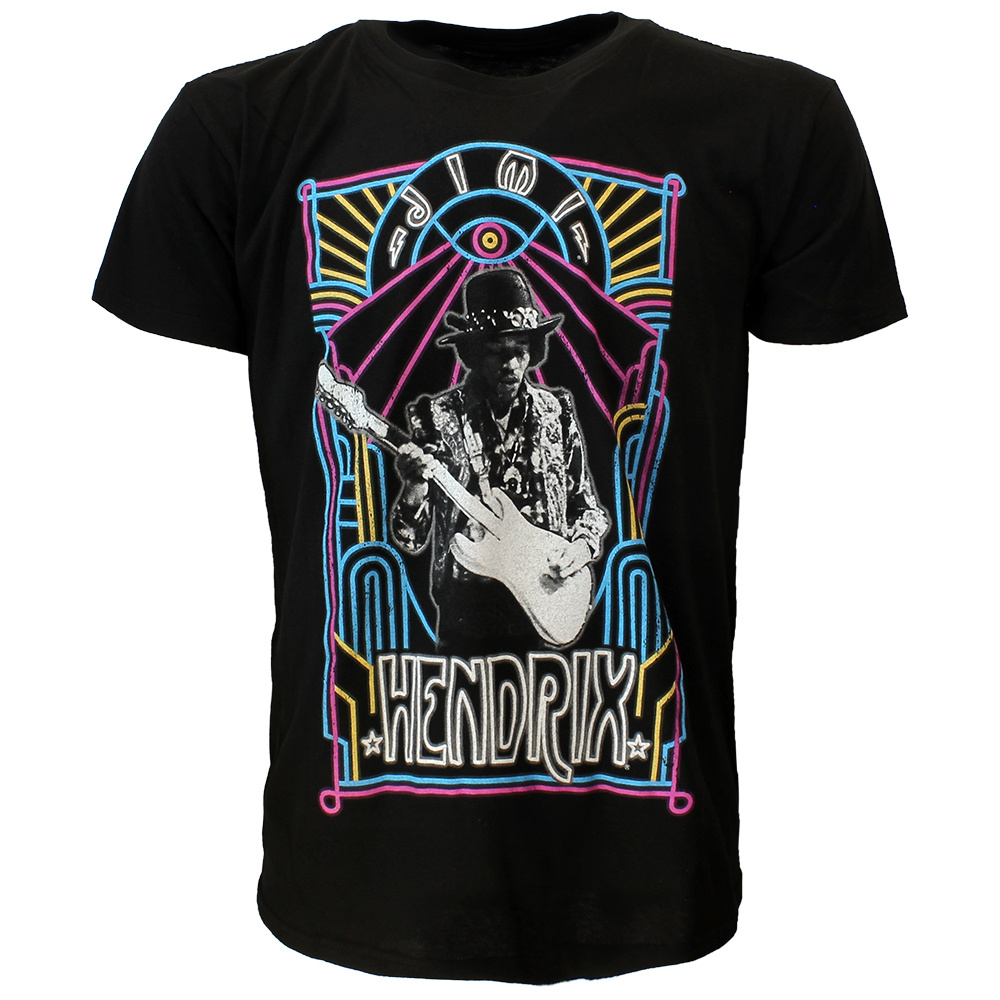 Jimi Hendrix Electric Ladyland Neon T-Shirt - Officiële Merchandise ...