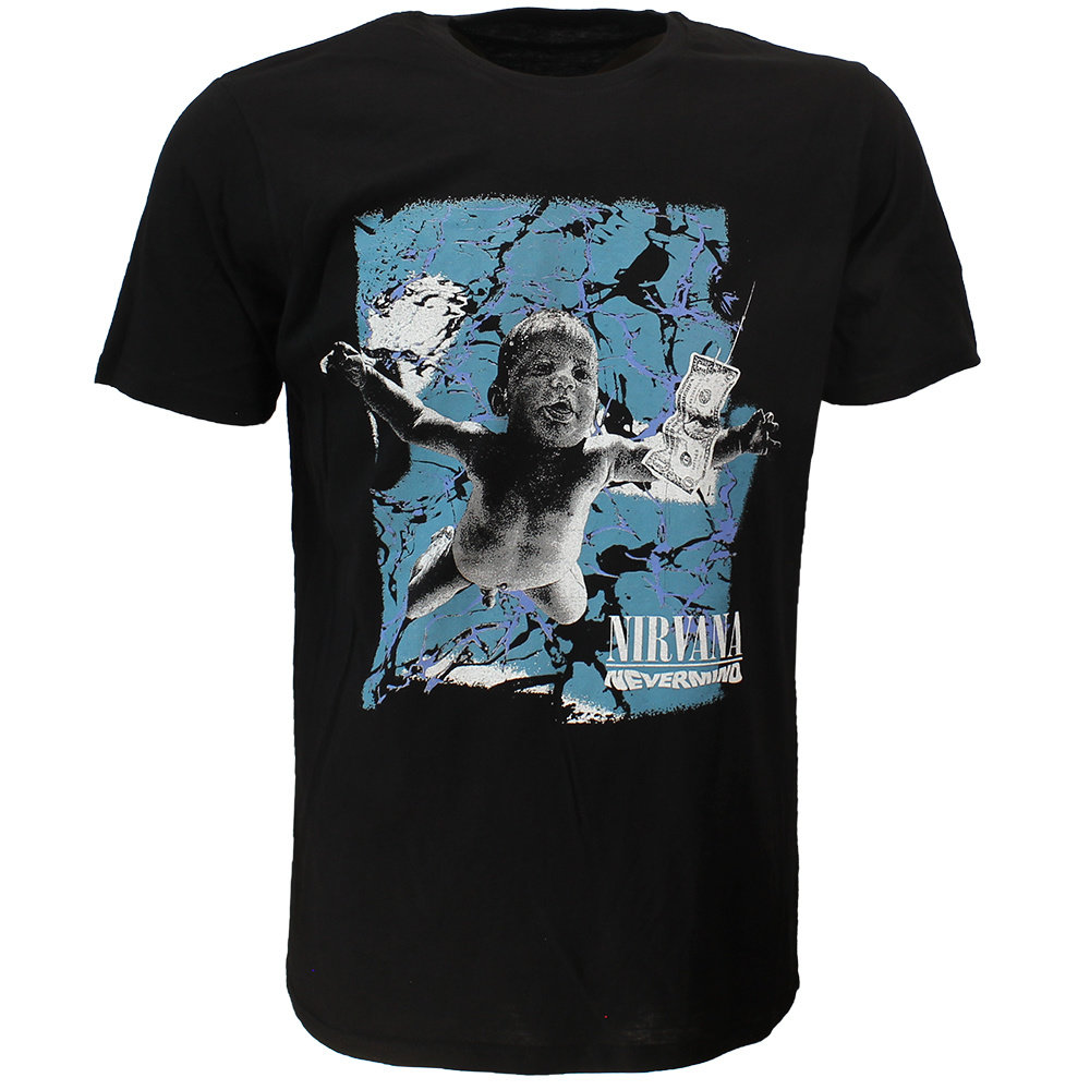 Band Merchandise Nirvana Cracked Nevermind Cover T-Shirt - Official Merchandise Band Merchandise Nirvana Cracked Nevermind Cover T-Shirt - Official Merchandise