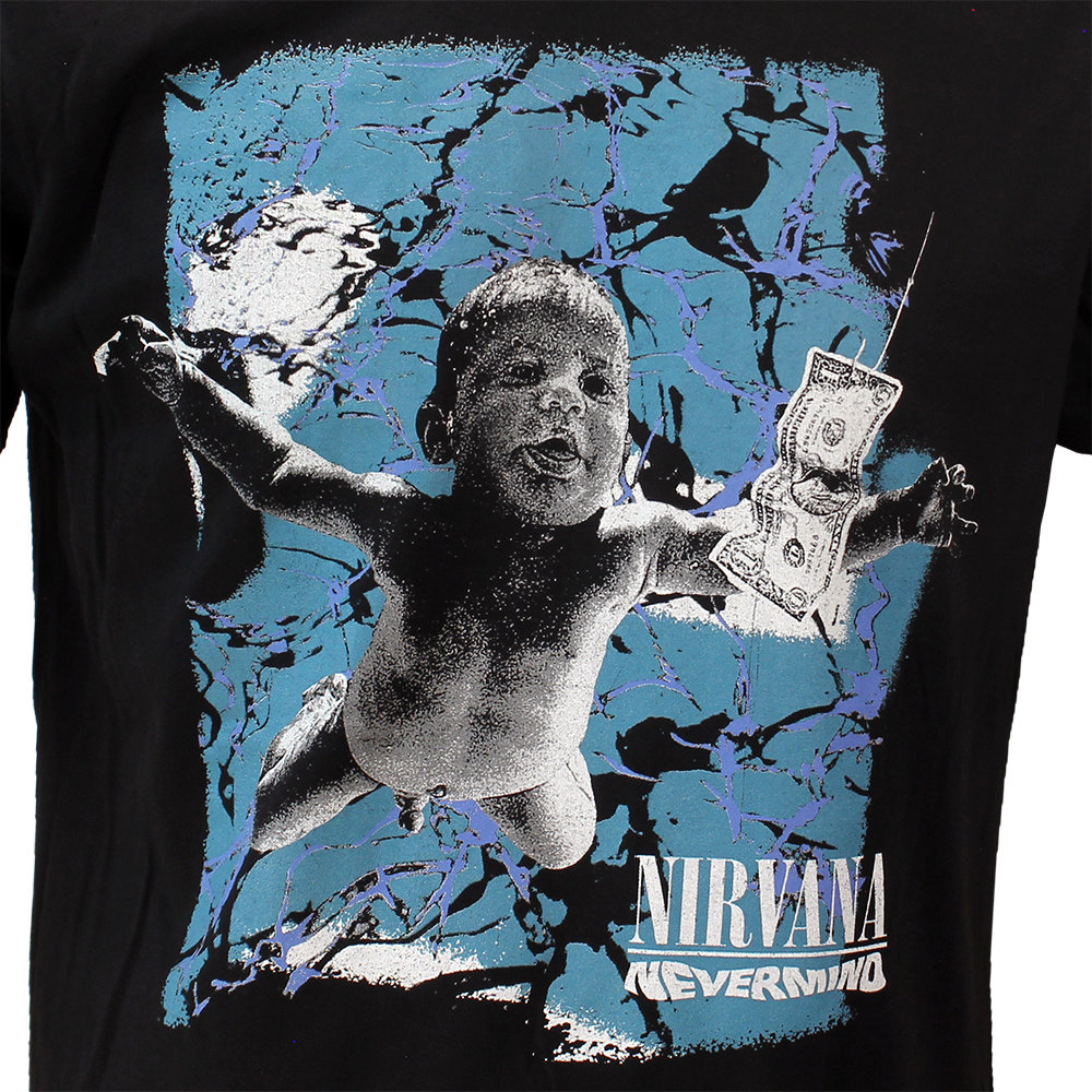Band Merchandise Nirvana Cracked Nevermind Cover T-Shirt - Official Merchandise Band Merchandise Nirvana Cracked Nevermind Cover T-Shirt - Official Merchandise