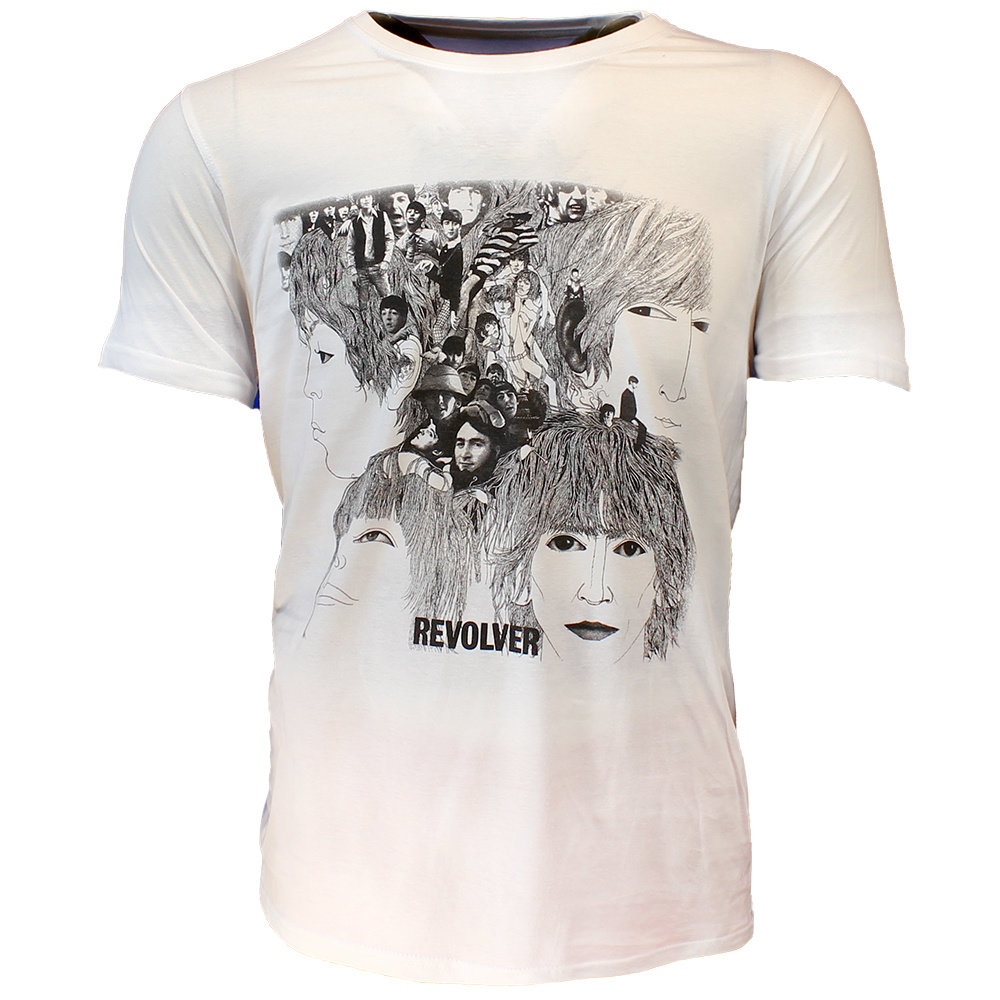 Band Merchandise The Beatles Revolver Album Cover T-Shirt - Official Merchandise Band Merchandise The Beatles Revolver Album Cover T-Shirt - Official Merchandise