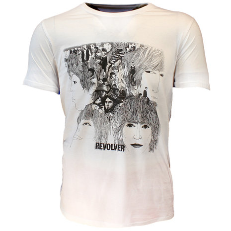 Band Merchandise The Beatles Revolver Album Cover T-Shirt - Official Merchandise Band Merchandise The Beatles Revolver Album Cover T-Shirt - Official Merchandise