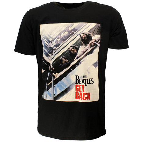 Band Merchandise The Beatles Get Back Official Band T-Shirt - Officiële Merchandise Band Merchandise The Beatles Get Back Official Band T-Shirt - Officiële Merchandise