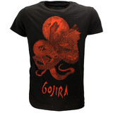 Band Merchandise Gojira Serpent Moon T-Shirt Band Merchandise Gojira Serpent Moon T-Shirt