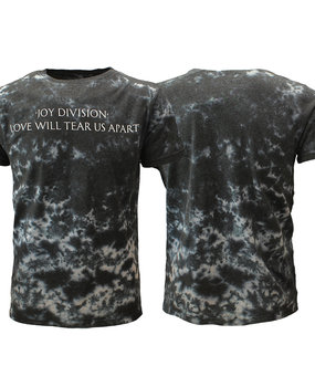 Band Merchandise Joy Division Love Will Tear Us Apart Dip Dye T-Shirt Band Merchandise Joy Division Love Will Tear Us Apart Dip Dye T-Shirt