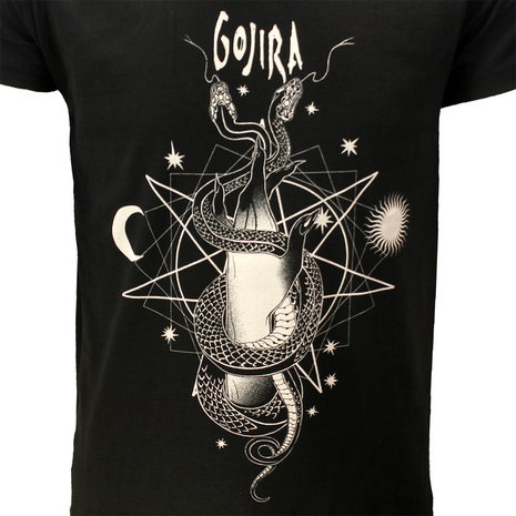 Band Merchandise Gojira Celestial Snakes T-Shirt - Official Merchandise Band Merchandise Gojira Celestial Snakes T-Shirt - Official Merchandise