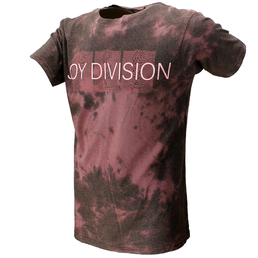 Band Merchandise Joy Division Pulse Dip Dye T-Shirt - Officiële Merchandise Band Merchandise Joy Division Pulse Dip Dye T-Shirt - Officiële Merchandise