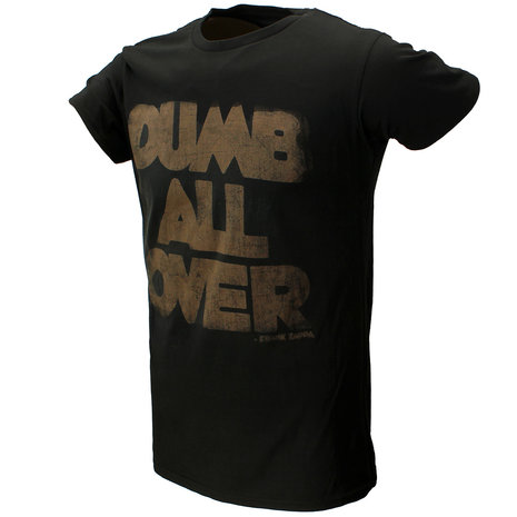 Band Merchandise Frank Zappa Dumb All Over T-Shirt - Officiële Merchandise Band Merchandise Frank Zappa Dumb All Over T-Shirt - Officiële Merchandise