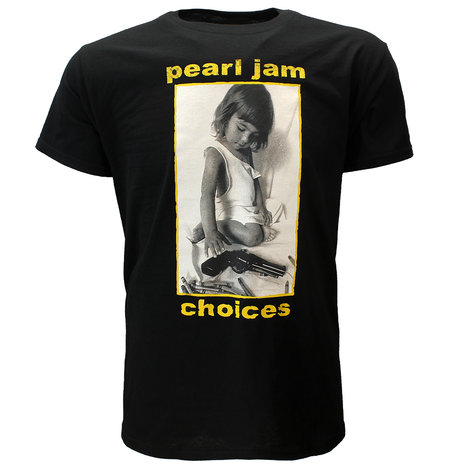 Band Merchandise Pearl Jam Choices T-Shirt – Offizielles Merchandise