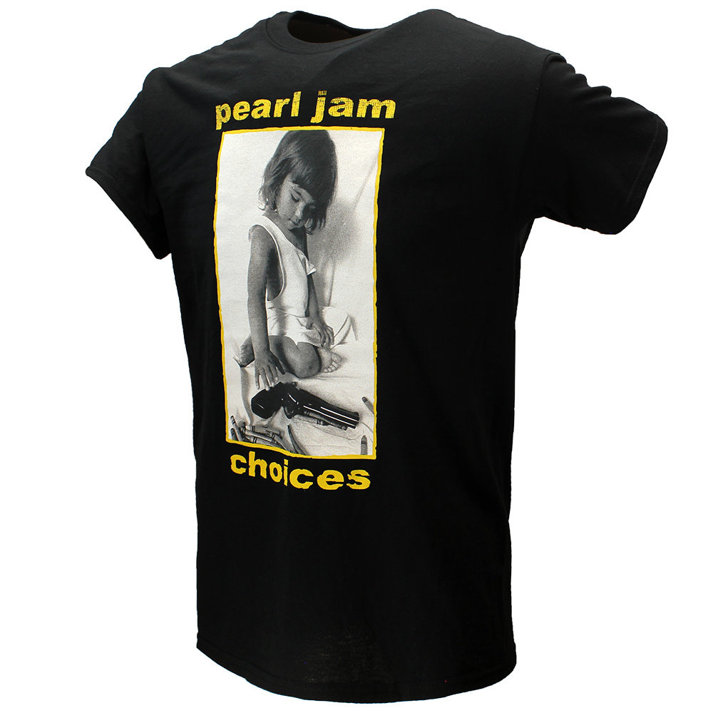 Band Merchandise Pearl Jam Choices T-Shirt - Official Merchandise Band Merchandise Pearl Jam Choices T-Shirt - Official Merchandise