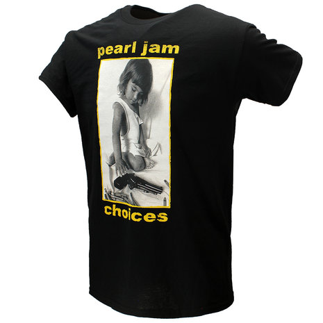 Band Merchandise Pearl Jam Choices T-Shirt - Officiële Merchandise Band Merchandise Pearl Jam Choices T-Shirt - Officiële Merchandise