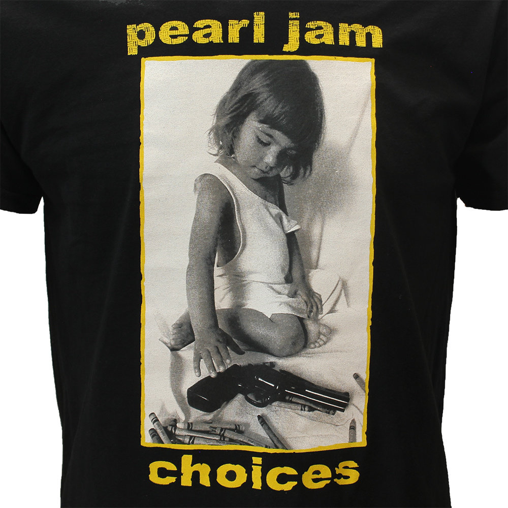 Band Merchandise Pearl Jam Choices T-Shirt - Officiële Merchandise Band Merchandise Pearl Jam Choices T-Shirt - Officiële Merchandise