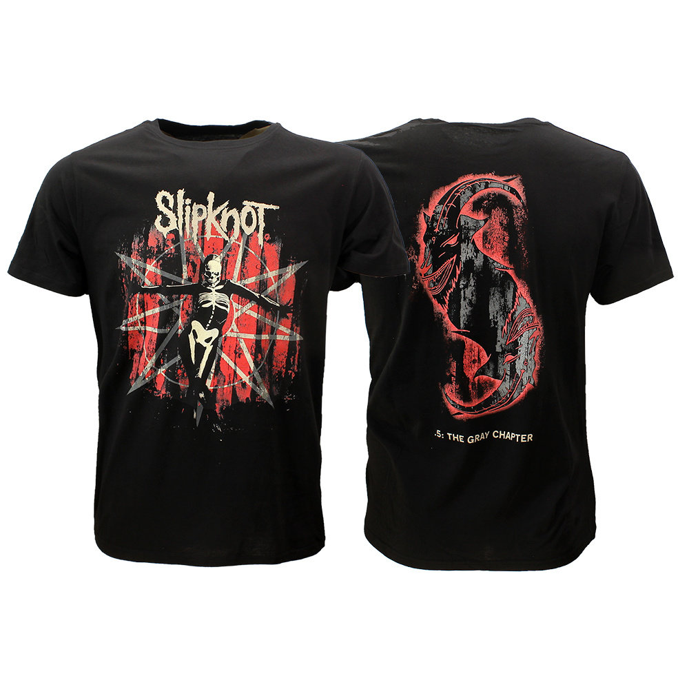 Band Merchandise Slipknot The Gray Chapter Album T-Shirt - Officiële Merchandise Band Merchandise Slipknot The Gray Chapter Album T-Shirt - Officiële Merchandise