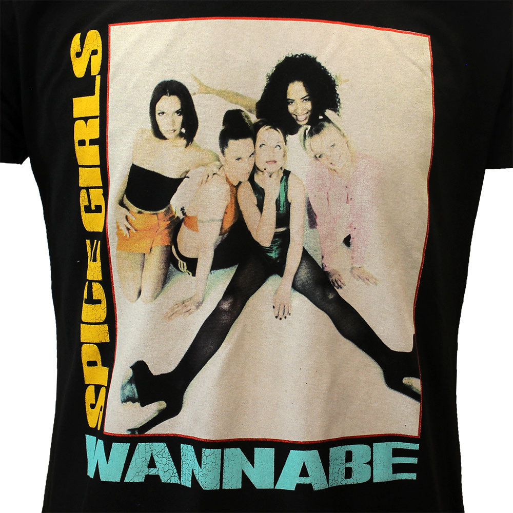 Band Merchandise Das Spice Girls Wannabe T-Shirt – Offizielles Merchandise Band Merchandise Das Spice Girls Wannabe T-Shirt – Offizielles Merchandise