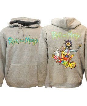 Rick and Morty Rick & Morty Acid Rick Hoodie Trui Sweater Grijs Rick and Morty Rick & Morty Acid Rick Hoodie Trui Sweater Grijs