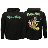 Rick and Morty Rick & Morty Acid Rick Hoodie Trui Sweater Zwart Rick and Morty Rick & Morty Acid Rick Hoodie Trui Sweater Zwart