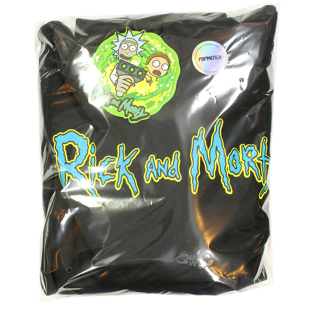 Rick and Morty Rick & Morty Acid Rick Hoodie Trui Sweater Zwart - Officiële Merchandise Rick and Morty Rick & Morty Acid Rick Hoodie Trui Sweater Zwart - Officiële Merchandise