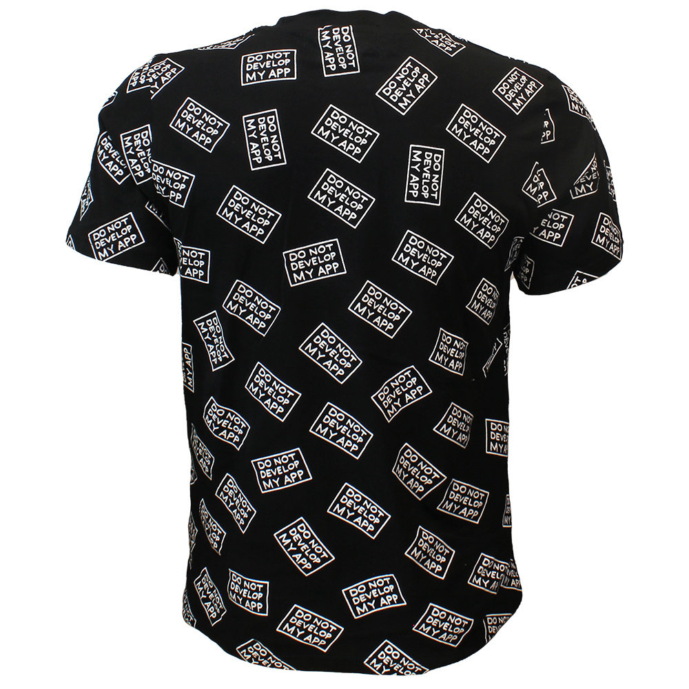 Rick and Morty Rick & Morty Do Not Develop My App T-Shirt Schwarz – Offizielles Merchandise