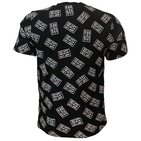 Rick and Morty Rick & Morty Do Not Develop My App T-Shirt Schwarz – Offizielles Merchandise