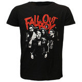 Band Merchandise Fall Out Boy Punk Scratch T-Shirt Band Merchandise Fall Out Boy Punk Scratch T-Shirt