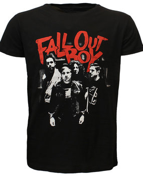 Band Merchandise Fall Out Boy Punk Scratch T-Shirt Band Merchandise Fall Out Boy Punk Scratch T-Shirt