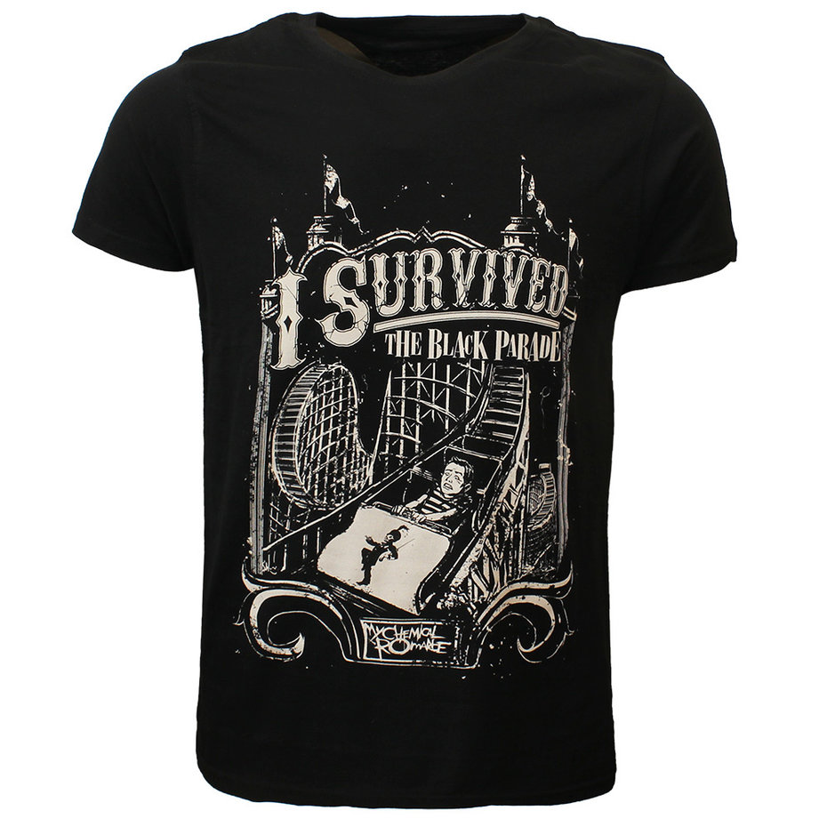 My Chemical Romance Maglietta Ufficiale I Survived – Unisex Cotone Taglia M