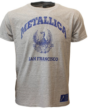 Band Merchandise Metallica San Francisco College T-Shirt Band Merchandise Metallica San Francisco College T-Shirt