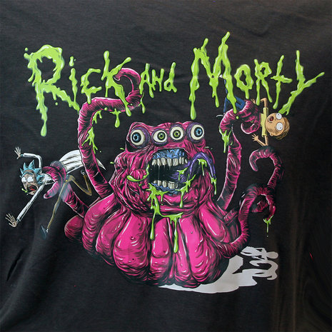 Rick and Morty Rick und Morty Cthulhu Slime Monster T-Shirt – offizielles Merchandise Rick and Morty Rick und Morty Cthulhu Slime Monster T-Shirt – offizielles Merchandise