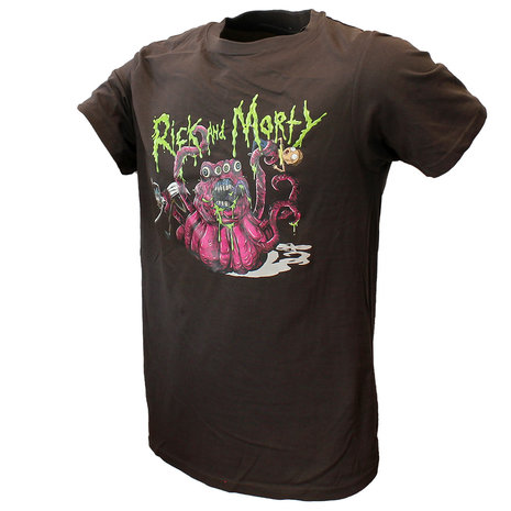 Rick and Morty Rick and Morty Cthulhu Slime Monster T-Shirt - Officiële Merchandise Rick and Morty Rick and Morty Cthulhu Slime Monster T-Shirt - Officiële Merchandise