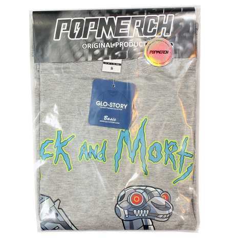 Rick and Morty Rick and Morty Robotic Snake T-Shirt Grijs - Officiële Merchandise Rick and Morty Rick and Morty Robotic Snake T-Shirt Grijs - Officiële Merchandise