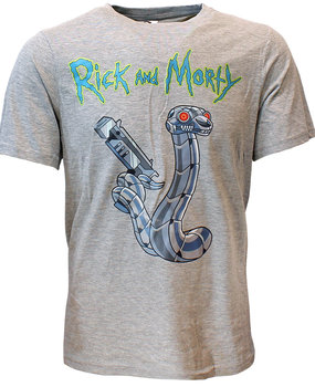 Rick and Morty Rick und Morty Robotic Snake T-Shirt Grau