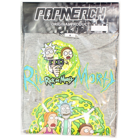 Rick and Morty Rick and Morty Summer Morty & Rick T-Shirt Gray - Official Merchandise Rick and Morty Rick and Morty Summer Morty & Rick T-Shirt Gray - Official Merchandise