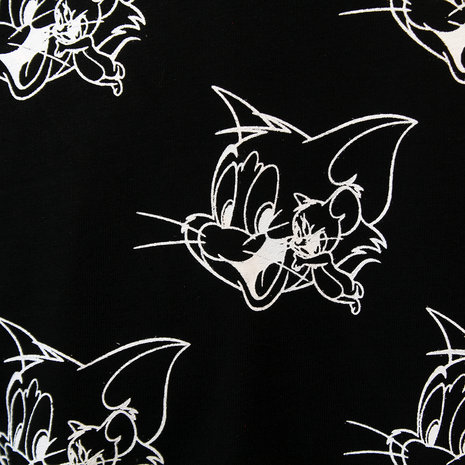 Tom and Jerry Tom und Jerry Happy Face T-Shirt Schwarz – Offizielles Merchandise Tom and Jerry Tom und Jerry Happy Face T-Shirt Schwarz – Offizielles Merchandise