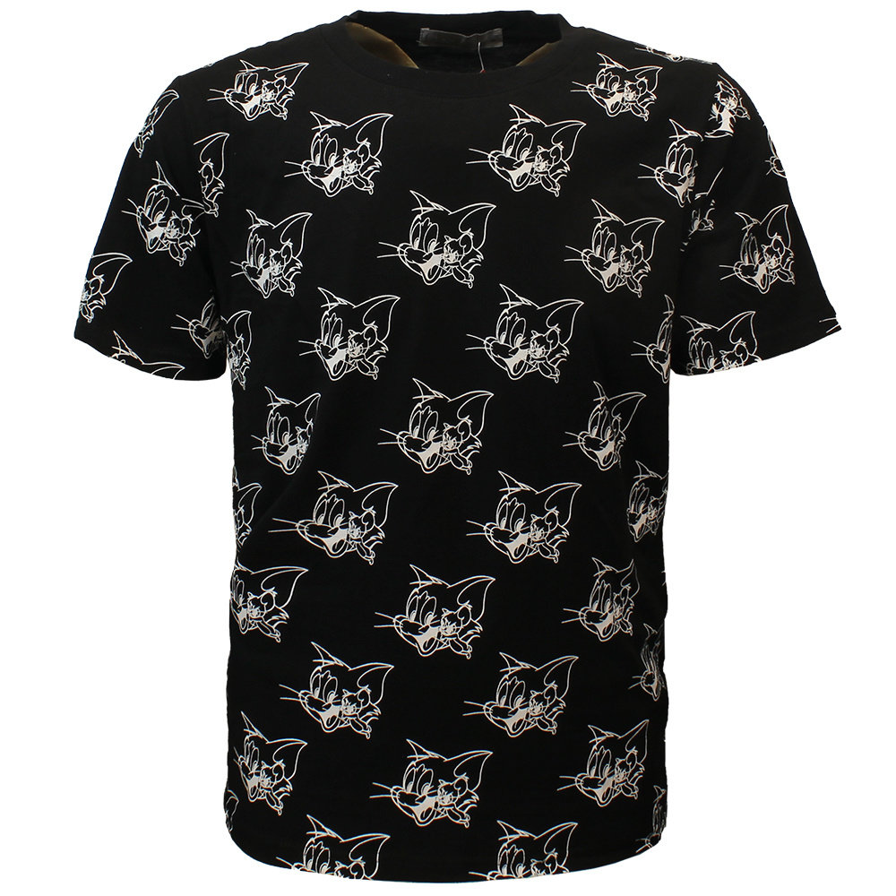 Tom and Jerry Tom und Jerry Happy Face T-Shirt Schwarz – Offizielles Merchandise Tom and Jerry Tom und Jerry Happy Face T-Shirt Schwarz – Offizielles Merchandise