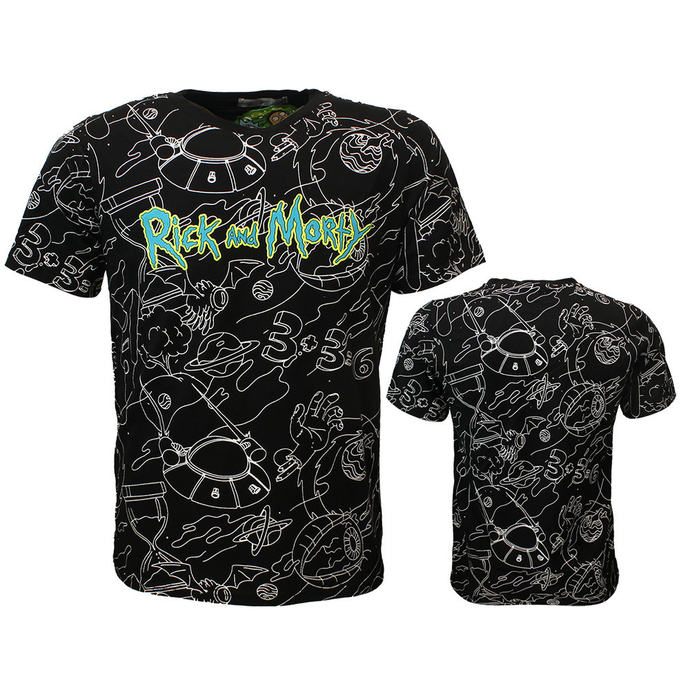 Rick and Morty Rick and Morty Parallel Universe T-Shirt Zwart - Officiële Merchandise Rick and Morty Rick and Morty Parallel Universe T-Shirt Zwart - Officiële Merchandise