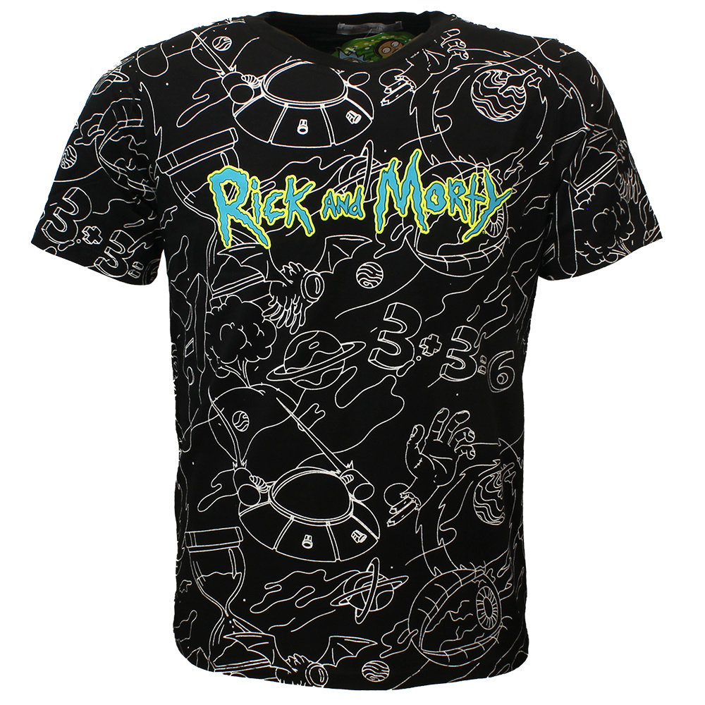 Rick and Morty Rick und Morty Parallel Universe T-Shirt Schwarz – Offizielles Merchandise Rick and Morty Rick und Morty Parallel Universe T-Shirt Schwarz – Offizielles Merchandise